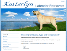 Tablet Screenshot of labradors.kasterlyn.com